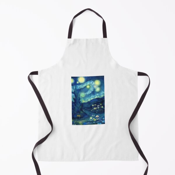 Item preview, Blue Starry Night - Magic Mushroom Forest #2 designed and sold by Scarlet Swan.
