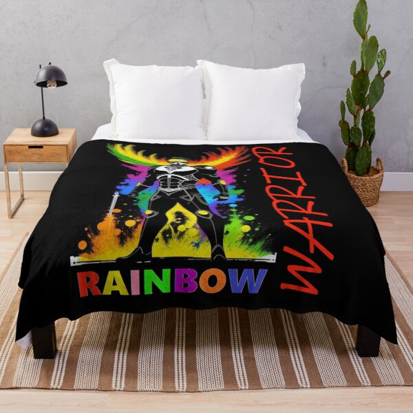 Item preview, Rainbow Warrior - Superhero of Diversity and Unity designed and sold by craftyblinders9.