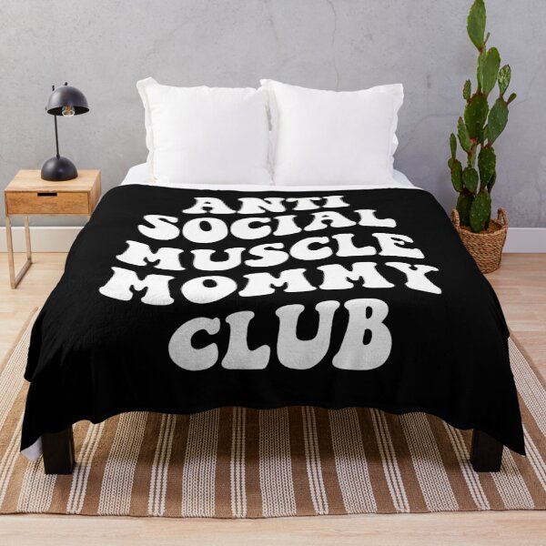 Item preview, Anti Social Muscle Mommy Club Groovy Pump Cover Funny designed and sold by SakuraPxl.
