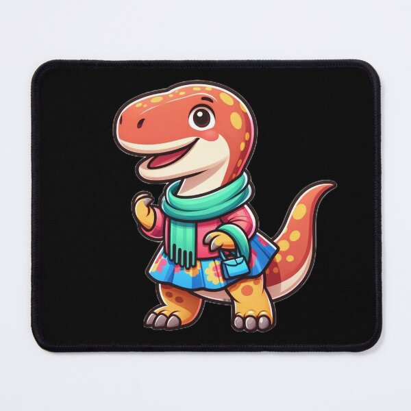 Item preview, Stylish Saur: Trendy Dinosaur with a Handbag designed and sold by Shams-Studio.