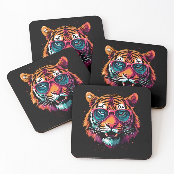 Item preview, Tiger with sunglasses designed and sold by DerSenat.