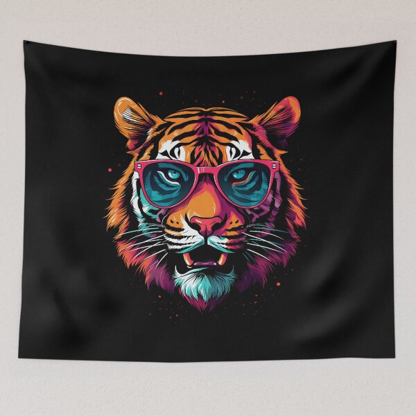 Item preview, Tiger with sunglasses designed and sold by DerSenat.
