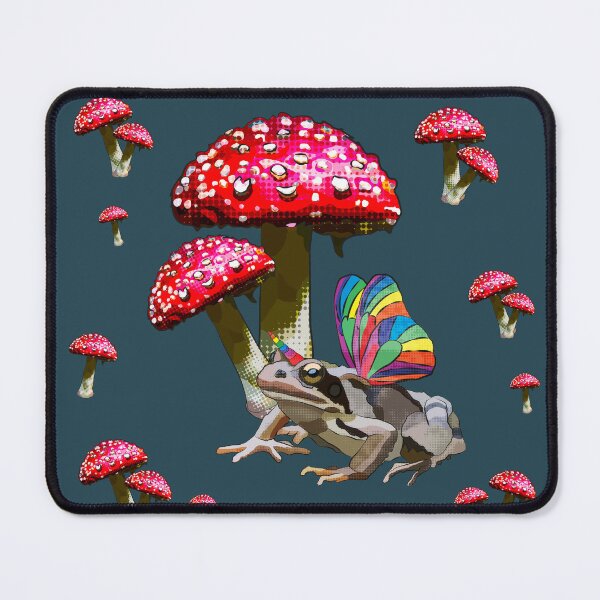 Item preview, Fairycore Magic Frog under Toadstools by BeeFoxTree (Evening Light) designed and sold by BeeFoxTree.