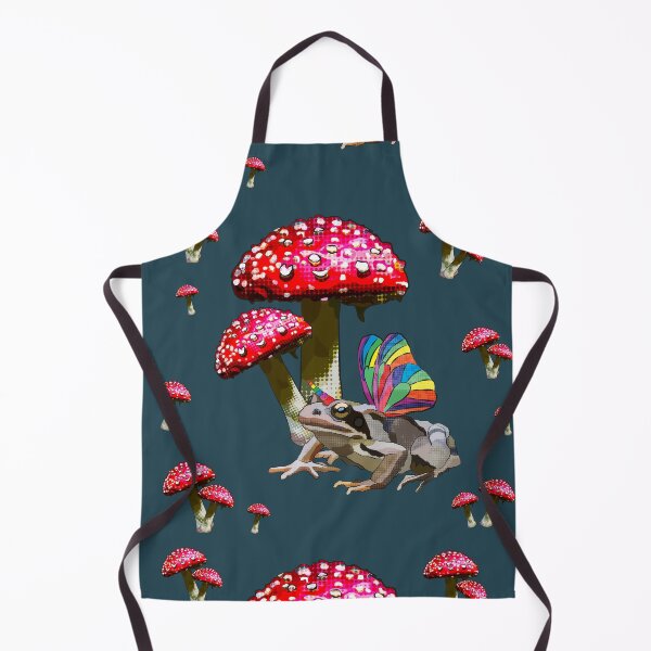 Item preview, Fairycore Magic Frog under Toadstools by BeeFoxTree (Evening Light) designed and sold by BeeFoxTree.