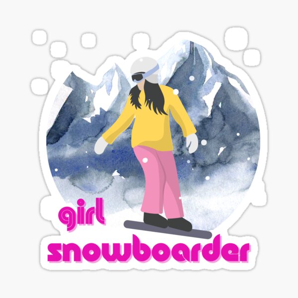 Snowboarding Boy Baby On Board - Dark Sticker for Sale by Melody Jackson