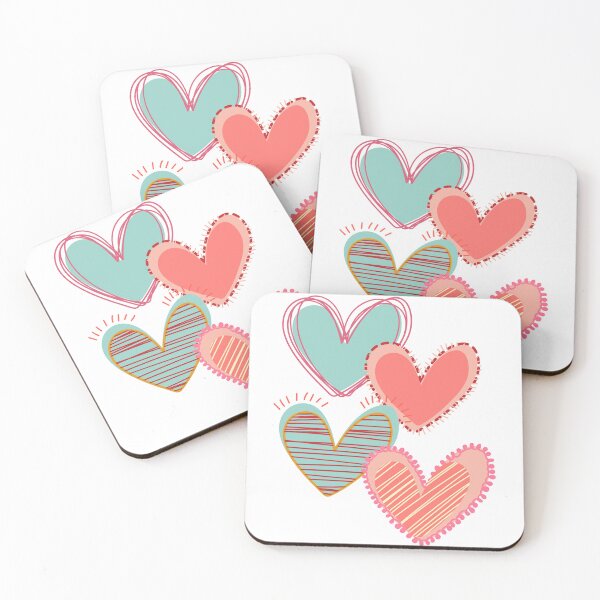 Item preview, Hearts and Heart designed and sold by upupupshop.