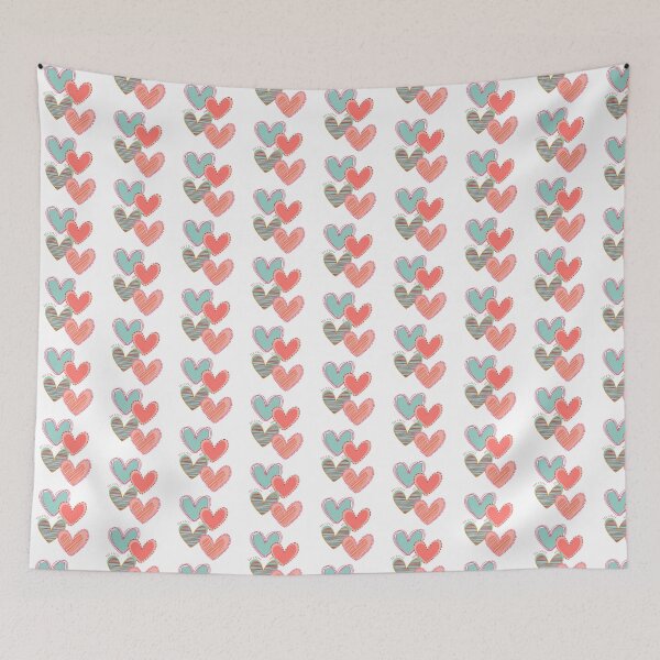 Item preview, Hearts and Heart designed and sold by upupupshop.