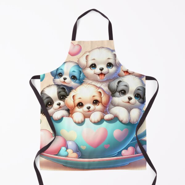 Item preview, Teacup Puppies: A Whimsical Delight designed and sold by FIYARO.