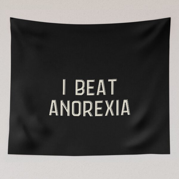 Item preview, I beat anorexia Designs Packed with Humorous Writings designed and sold by joyfulcow.