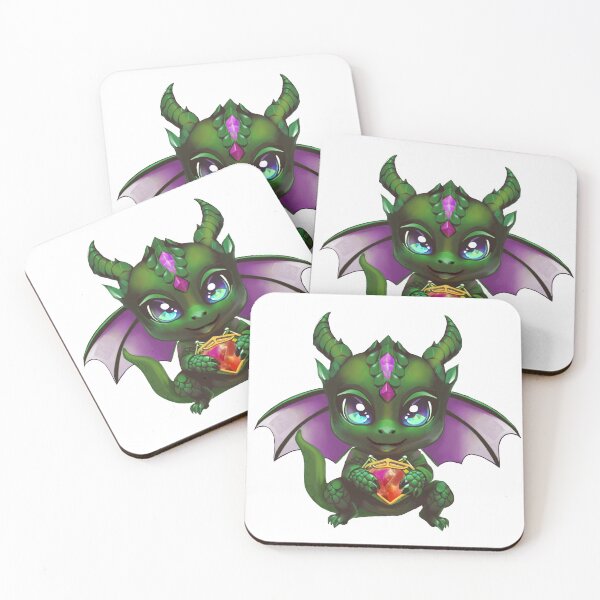 Item preview, Green dragon with gemstone designed and sold by MariaTsy.
