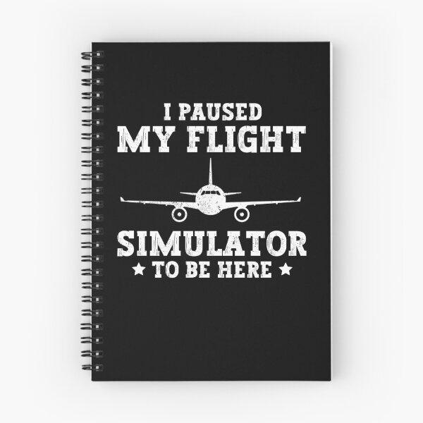 Item preview, I Paused my Flight Simulator to Be Here Airliner Airplane designed and sold by SakuraPxl.