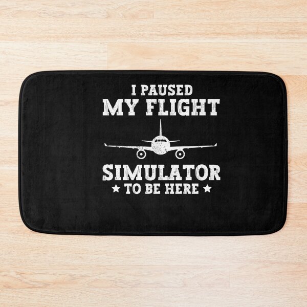 Item preview, I Paused my Flight Simulator to Be Here Airliner Airplane designed and sold by SakuraPxl.
