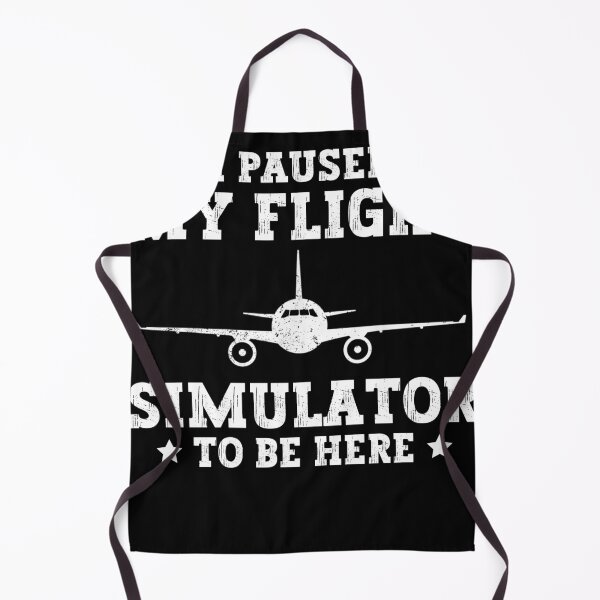 Item preview, I Paused my Flight Simulator to Be Here Airliner Airplane designed and sold by SakuraPxl.