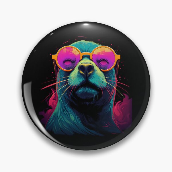 Item preview, Seal with sunglasses, harbor seal, sea lion designed and sold by DerSenat.