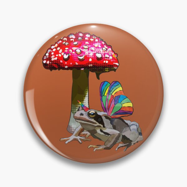 Item preview, Moody Magic Toad under Toadstool by BeeFoxTree (Terracotta) designed and sold by BeeFoxTree.