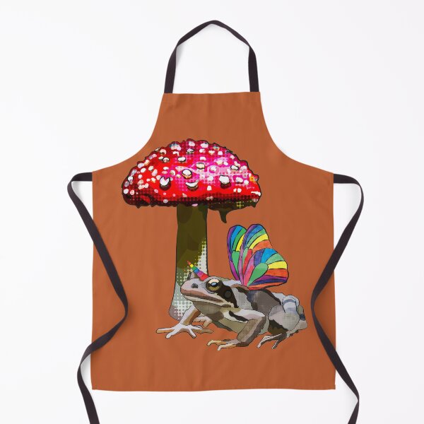 Item preview, Moody Magic Toad under Toadstool by BeeFoxTree (Terracotta) designed and sold by BeeFoxTree.