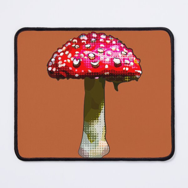 Item preview, Toadstool, Colourful Moody mushroom by BeeFoxTree (Terracotta) designed and sold by BeeFoxTree.