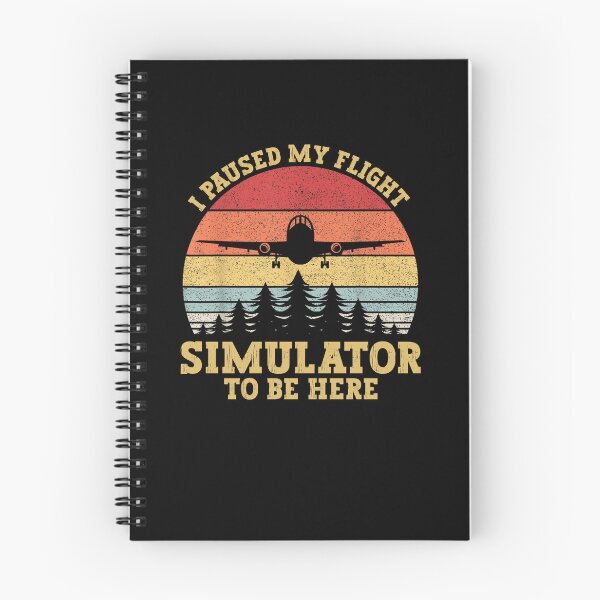 Item preview,  I Paused my Flight Simulator to Be Here Airliner Airplane designed and sold by SakuraPxl.