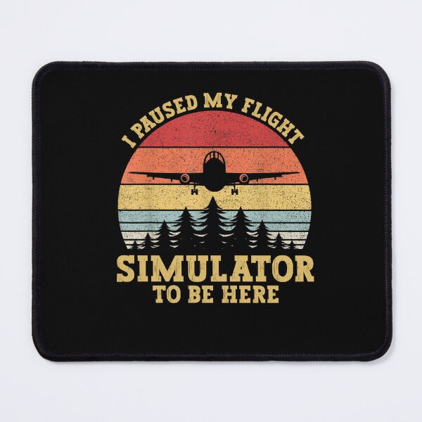 Item preview, I Paused my Flight Simulator to Be Here Airliner Airplane designed and sold by SakuraPxl.