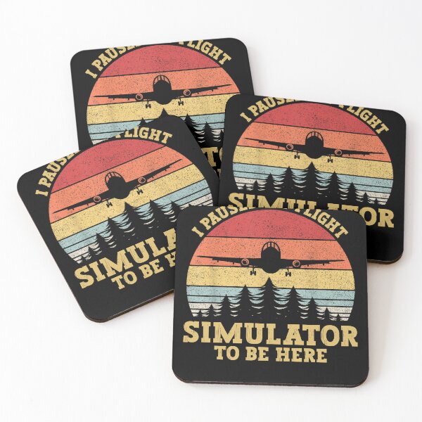 Item preview,  I Paused my Flight Simulator to Be Here Airliner Airplane designed and sold by SakuraPxl.