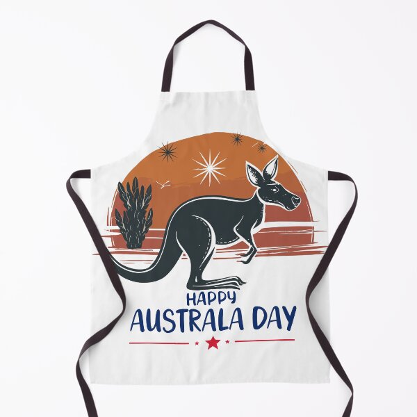 Item preview, happy australia day vintage sunset kangaroo designed and sold by MommyVibeArts.
