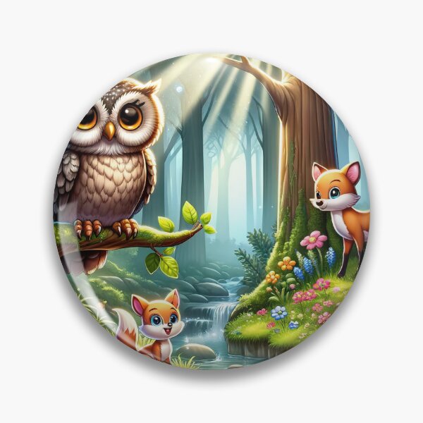 Item preview, Enchanted Woodland: Magical Forest and Its Creatures designed and sold by FIYARO.