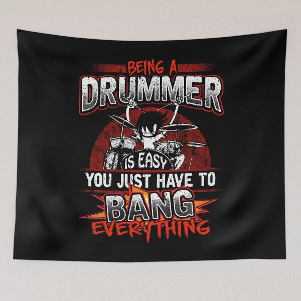 Item preview, Being A Drummer Is Easy Just Bang Everything designed and sold by anziehend.