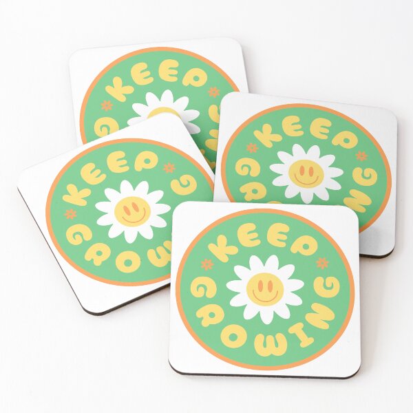 Item preview, Keep Growing: Blossoming Growth Artwork designed and sold by Funky  Fibers.