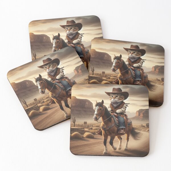 Item preview, Wild West Adventure: Cowboy Cat Rides High designed and sold by catontheroof.
