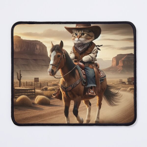 Item preview, Wild West Adventure: Cowboy Cat Rides High designed and sold by catontheroof.