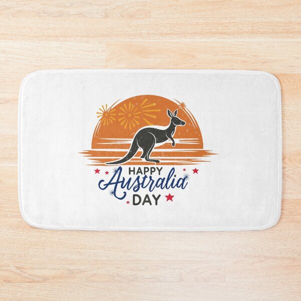 Item preview,  happy australia day retro sunset kangaroo  designed and sold by MommyVibeArts.