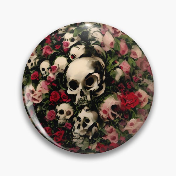 Aperçu de l'œuvre Crânes et roses créée et vendue par Glenbobagins.