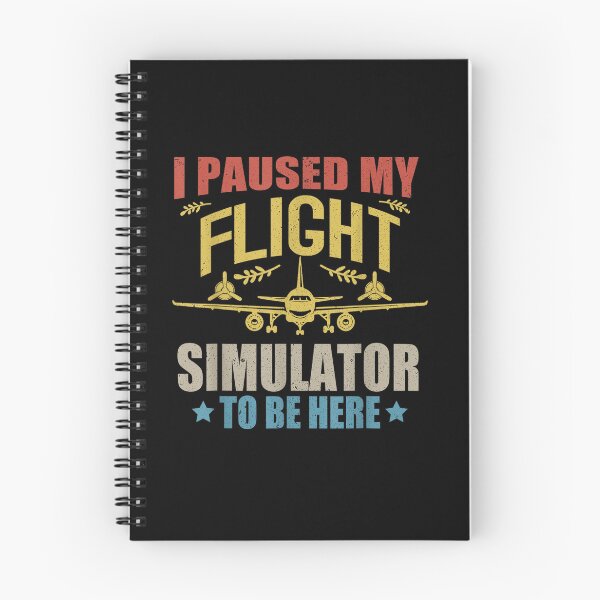 Item preview,  I Paused my Flight Simulator to Be Here Airliner Airplane designed and sold by SakuraPxl.