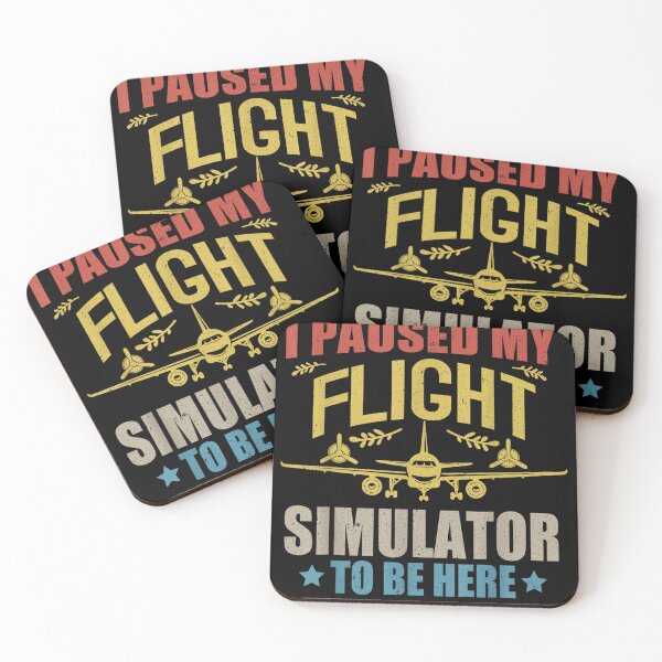 Item preview,  I Paused my Flight Simulator to Be Here Airliner Airplane designed and sold by SakuraPxl.