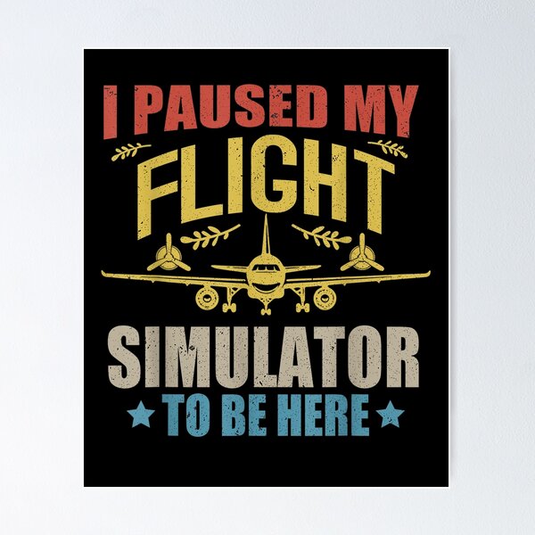  RFS - Póster de juego de simulador de vuelo real, 6 piezas de  pósteres para decoración de pared de sala de jugadores, RFS - Póster de  simulador de vuelo real de