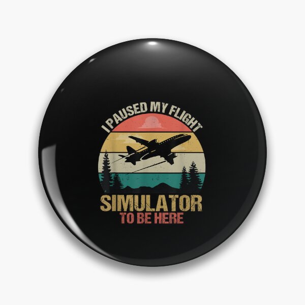 Item preview,  I Paused my Flight Simulator to Be Here Airliner Airplane designed and sold by SakuraPxl.