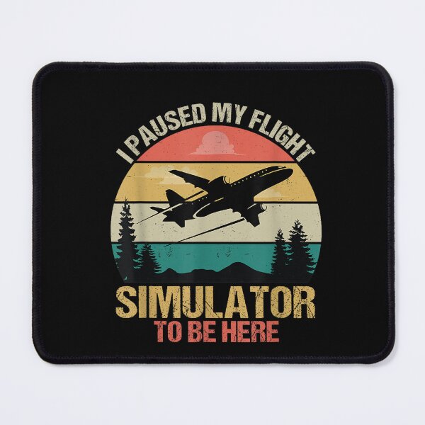 Item preview,  I Paused my Flight Simulator to Be Here Airliner Airplane designed and sold by SakuraPxl.