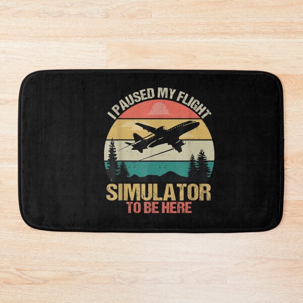 Item preview,  I Paused my Flight Simulator to Be Here Airliner Airplane designed and sold by SakuraPxl.