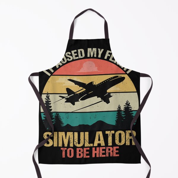 Item preview, I Paused my Flight Simulator to Be Here Airliner Airplane designed and sold by SakuraPxl.