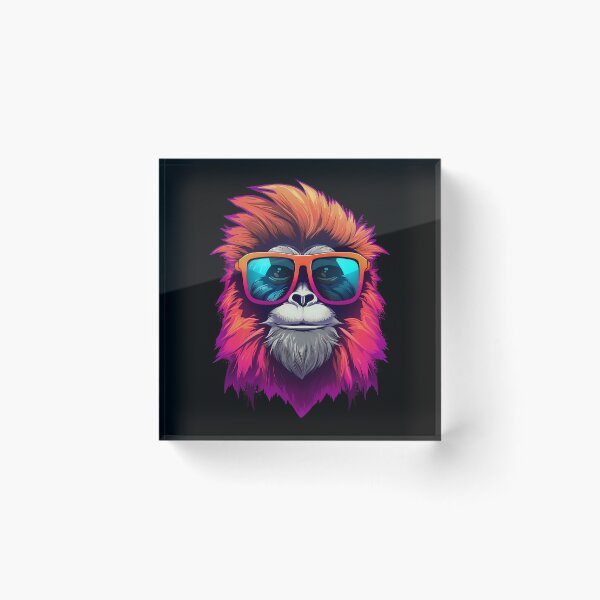 Item preview, Gibbon with sunglasses designed and sold by DerSenat.