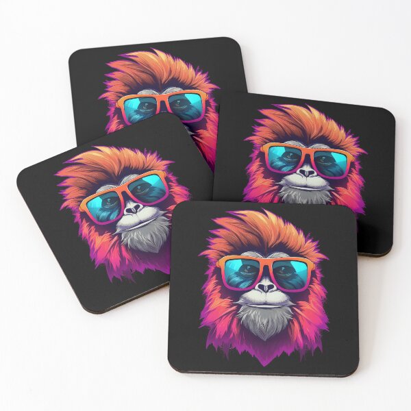Item preview, Gibbon with sunglasses designed and sold by DerSenat.