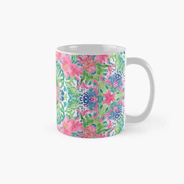 Item preview, Chinoiserie water lilies watercolor designed and sold by SophieClimaArt.