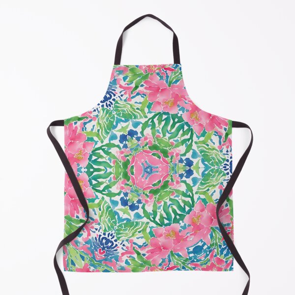 Item preview, Chinoiserie water lilies watercolor designed and sold by SophieClimaArt.