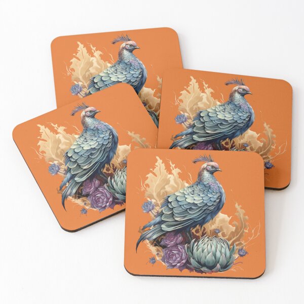 Item preview, Artichoke Bird #7 - Vintage Farmhouse Birds Collection designed and sold by RuralChicbyO.