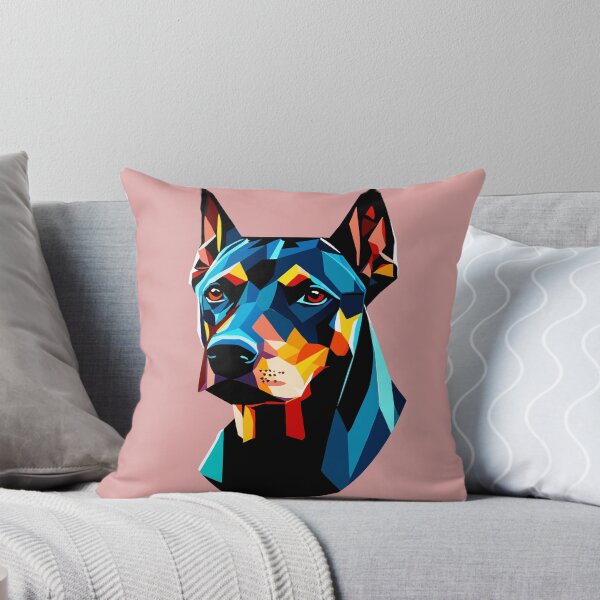 Item preview, Portrait of Doberman,Natural Ear Doberman illustration designed and sold by AgarutanPrint.