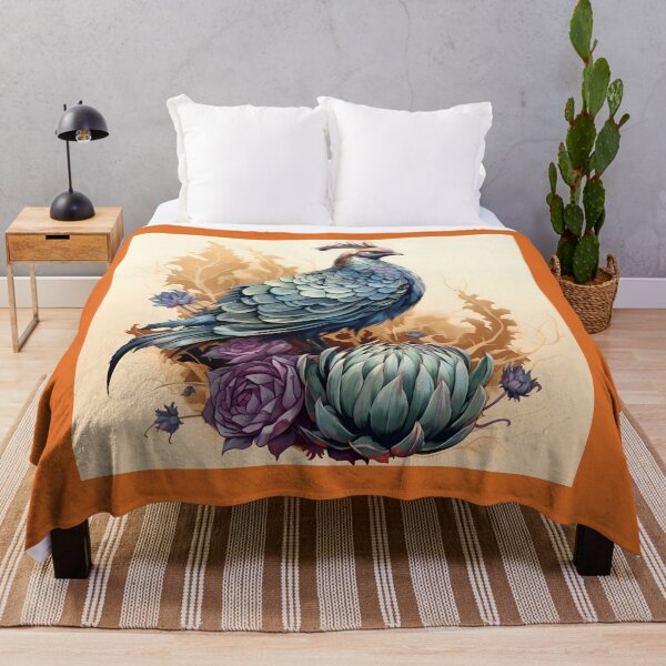 Item preview, Artichoke Bird #7 - Vintage Farmhouse Birds Collection designed and sold by RuralChicbyO.