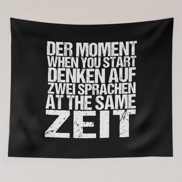 Item preview, Der Moment When You Start Funny German/English Language Student designed and sold by SakuraPxl.