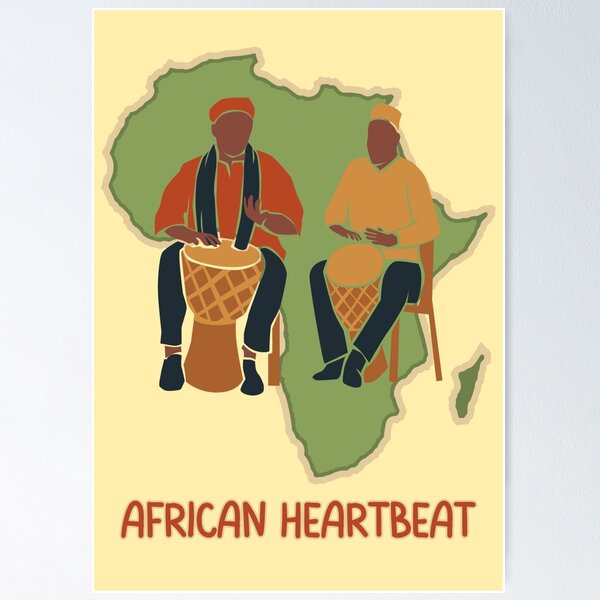 Item preview, African Heartbeat. Djembe African Drums designed and sold by Rebel-Design.