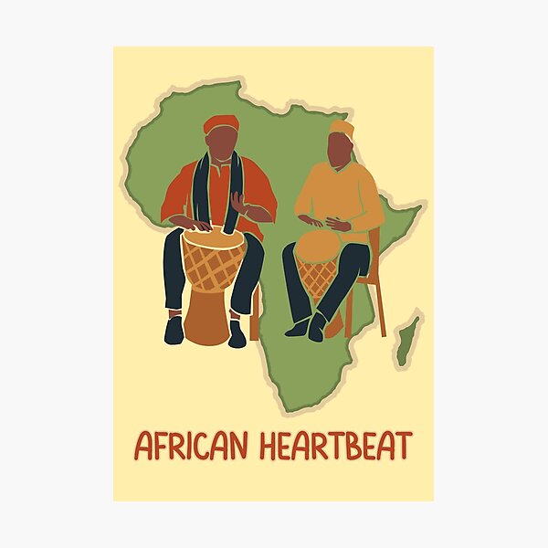 Item preview, African Heartbeat. Djembe African Drums designed and sold by Rebel-Design.