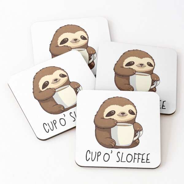 Item preview, Cute Funny Cup o' Sloffee Drawing designed and sold by MugsForReal.